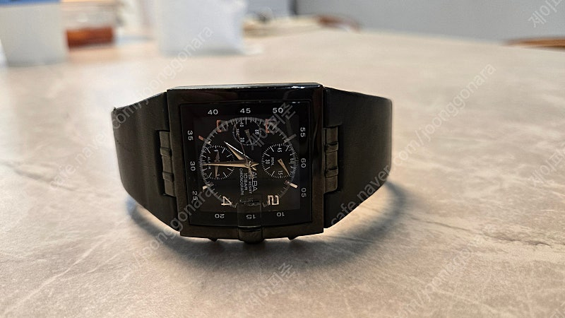 ALBA AF3B53X1 가죽밴드 시계--3