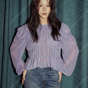 이일삼팔공 셔링 블라우스 21MAR80