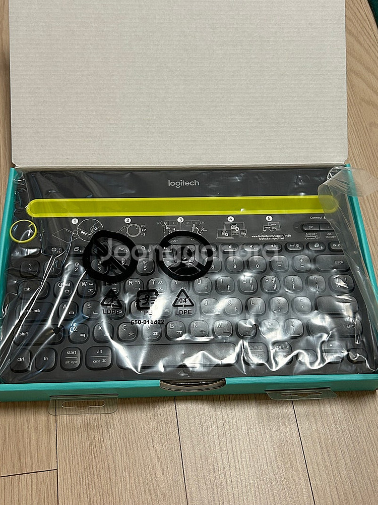 로지텍 K480 블루투스 키보드(새상품)--3