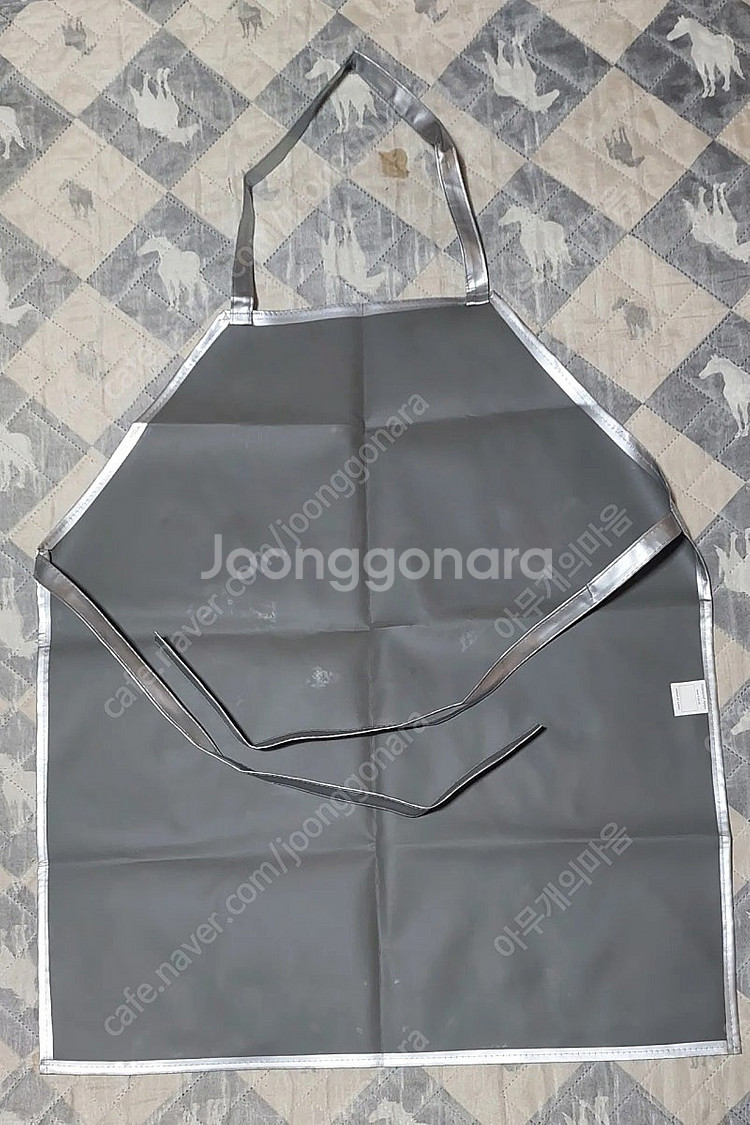 은색 방수 앞치마 1개 +작업용토시--2