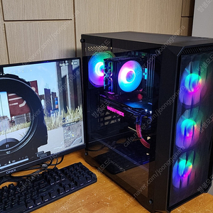(S급)배그,롤 게이밍 i7-4790+GTX980TI(GXT1660TI성능) 컴퓨터 본체