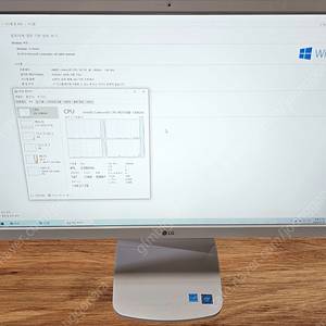 LG 일체형PC 24V360-B.AZ10K 팝니다 올인원 컴퓨터