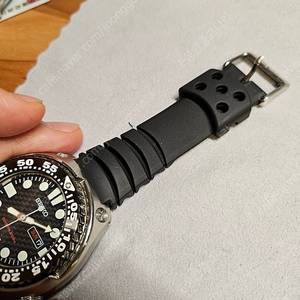 세이코 시계줄 SKZ281K1 4KR3JZR 블랙 20mm