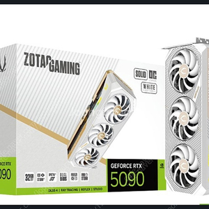 ZOTAC GAMING 지포스 RTX 5090 SOLID OC White D7 32GB ​
