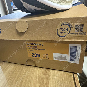 아식스 슈퍼블라스트2 베이지 265