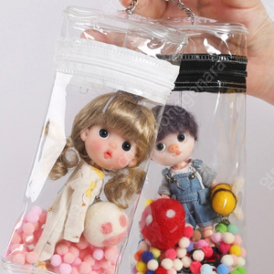 도매 오비츠11 케이스 / 미니돌 미니인형 미니어처 이타백 인형가방 투명 서비스용