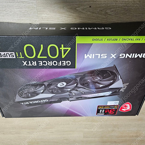 MSI GEFORCE RTX gaming x slim 4070 ti super 그래픽카드 팝니다