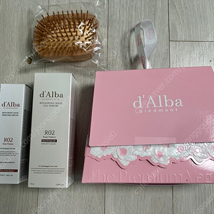 [전용 브러쉬 포함] 달바'휴대용' 프 로페셔널 리페어링 헤어 오일 세럼 75ml +헤어 퍼퓸 50ml 선물 세트