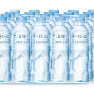 동원샘물 무라벨 생수 500ml 40병 6400원에 팝니다