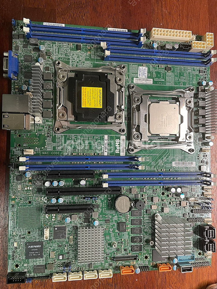 E5 2660V4와 X10DRL-C 판매합니다.--0