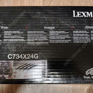 c734x24g c736h1kg c736h1yg 렉스마크 정품토너 미개봉 팝니다