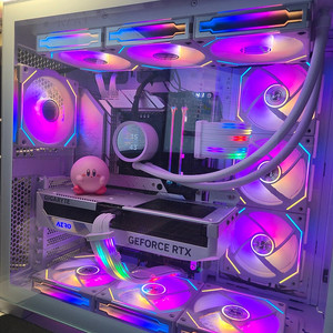 화이트컨셉 RGB 게이밍 PC 완본체/부품으로 판매합니다 /i7-13700K/Z690/RTX4070TI/NZXT수냉쿨러/리안리 스트리머/리안리 케이스/SUPERFIOWER 850W