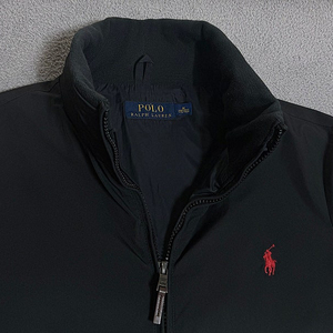 M 100 polo 폴로 랄프로렌 블랙 윈드브레이커 바람막이 자켓 / 레드 스트라이프 셔츠