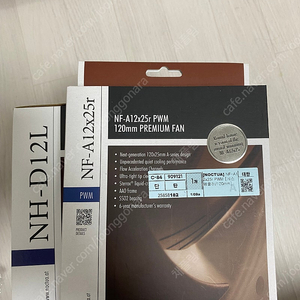 녹투아 d12l + nf-a12x25r 팝니다