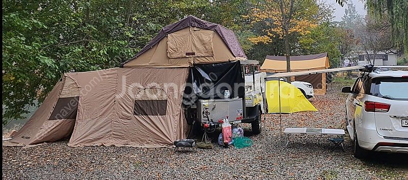 힐랜더 싸파리1900 텐트 언액스 뱅퀴시 사이드어닝 가...--2