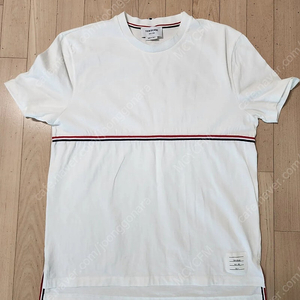 톰브라운 중간티 티셔츠 화이트 4사이즈