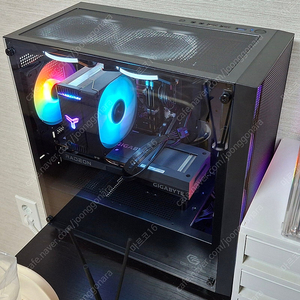 (개인)게임PC 라이젠5600/RX6600/16GB/1TB 본체, 모니터 세트 팝니다