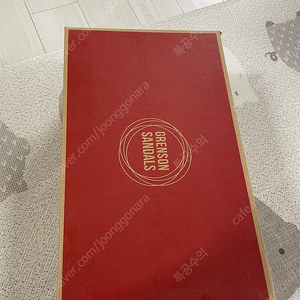 그렌슨 샌들 카슨 carson UK6 가죽 샌달 블랙