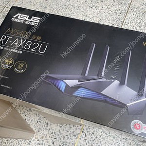 아수스 공유기 ASUS RT-AX82U 판매합니다. (미개봉)