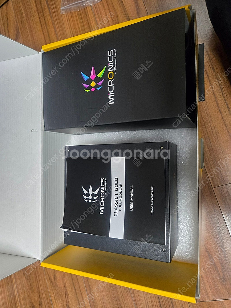 마이크로닉스 850w 풀 모듈러 골드 80Plus 판매합니다.--4