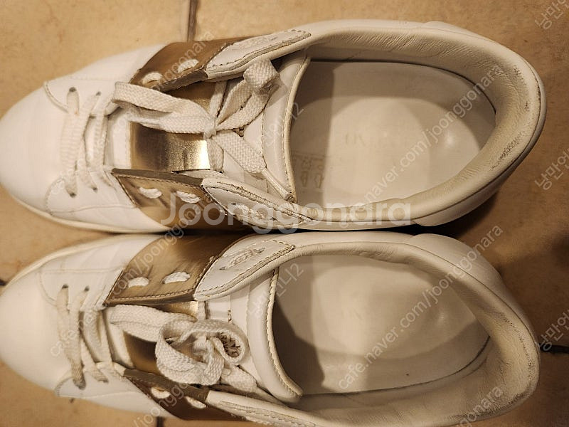 정품 발렌티노 히든 골드 스니커즈--8