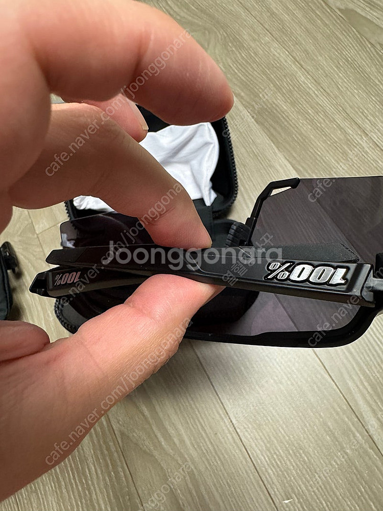100퍼센트 고글 S3 블랙, 골드 미러렌즈 미사용 신...--2