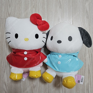 산리오 헬로키티/포차코 우비 중형 25cm 인형