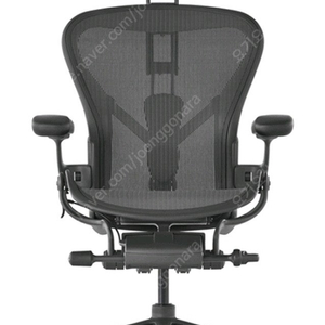 [미개봉, 헤드레스트 포함] 허먼밀러 New Aeron Lite Plus(B size) with Headrest