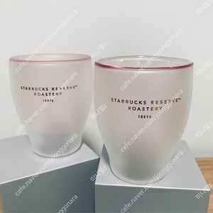 택포) 스타벅스 일본 굿즈 리저브 로스터리 도쿄매장 한정 글라스컵 2개