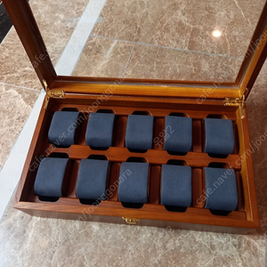 원목 시계보관함 10구