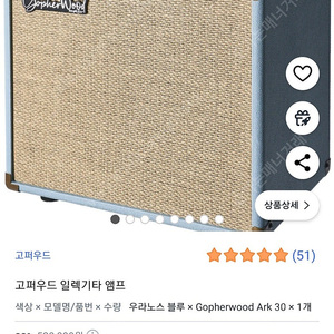 고퍼우드 일렉기타 앰프