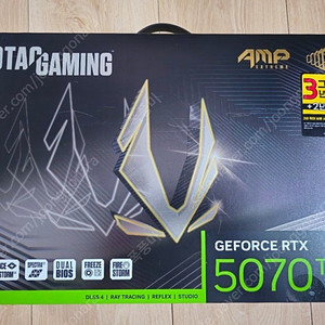 ZOTAC GAMING 지포스 RTX 5070 Ti AMP Extreme INFINITY (5070Ti/조텍)