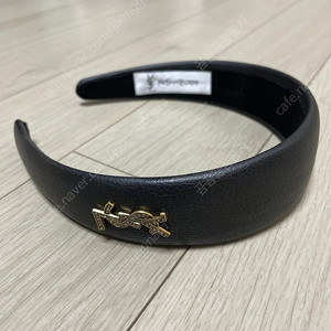새제품 생로랑 블랙 큐빅 골드 YSL 헤어밴드 머리띠 광주광역시
