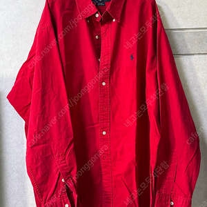 빈티지 폴로 polo 오버핏 레드 셔츠 XXL/유스 Youth 스트라이프 블루 셔츠 L size