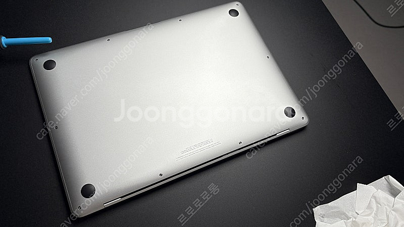 맥북에어 m1 16gb 256gb 실버 배터리 99% ...--7