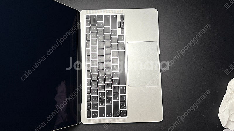 맥북에어 m1 16gb 256gb 실버 배터리 99% ...--9