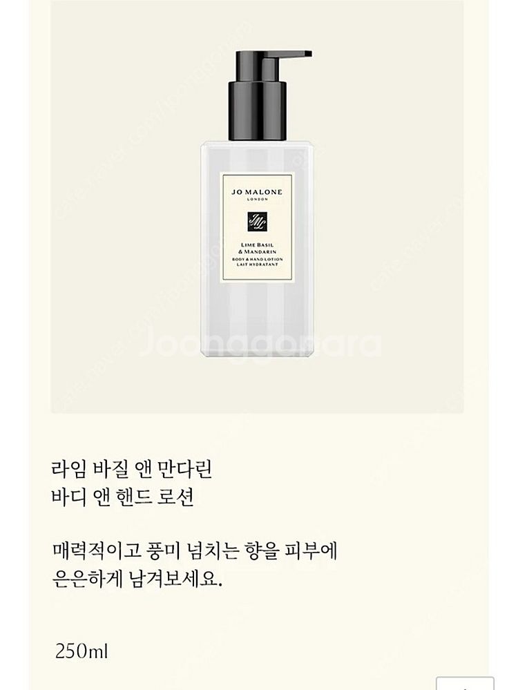 조말론 바디 앤 핸드 로션 250ml 새상품--4