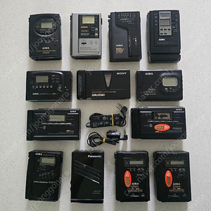 AIWA 인기기종 카세트 13대 미수리품(HS-JX707, HS-JX505 등)