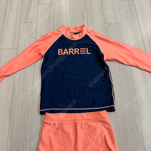 barrel 배럴키즈 래쉬가드 세트 xl x large 사이즈