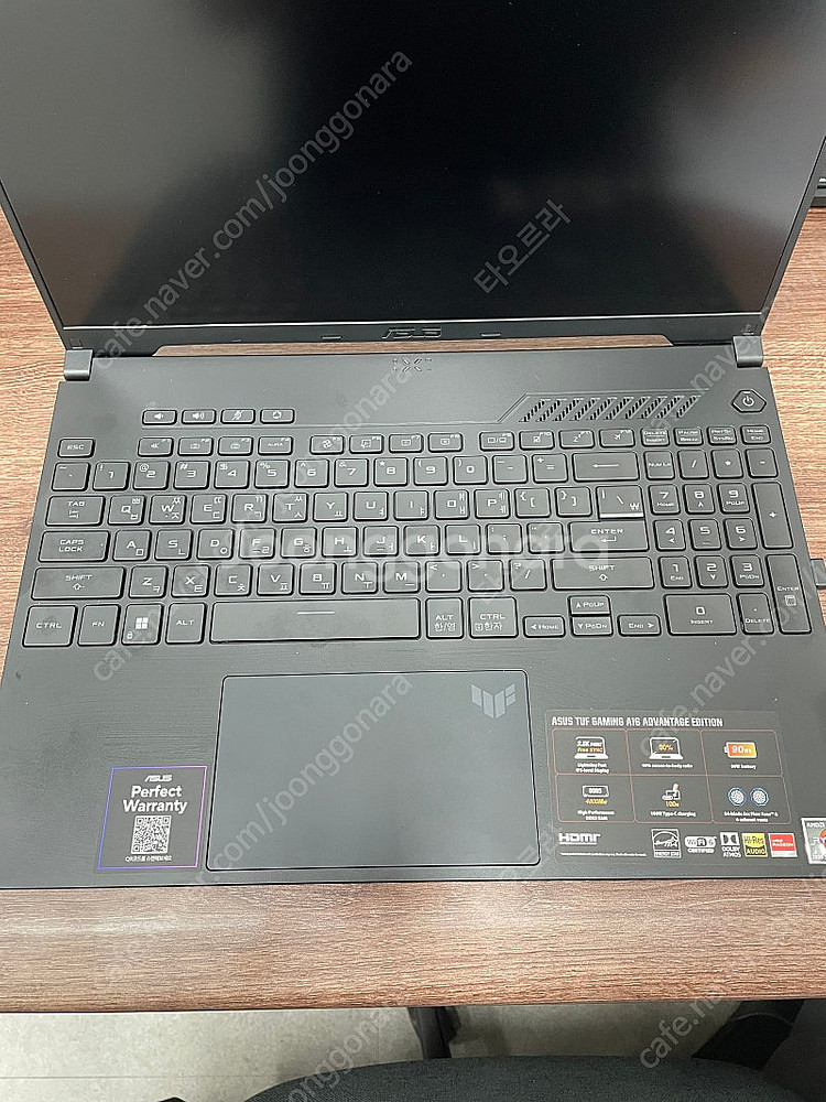 에이수스 TUF a16 7435HS RX7600S 윈도...--2