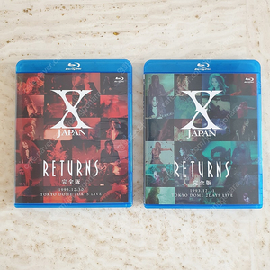 X JAPAN 엑스재팬 RETURNS 완전판 블루레이