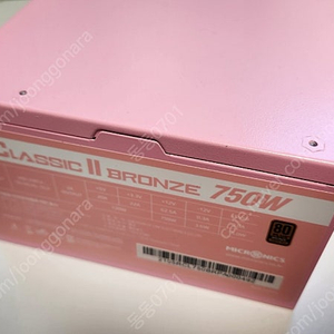 (택포)750w 마이크로닉스 핑크 파워 서플라이