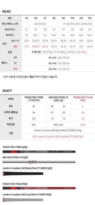 테일러메이드 스텔스 여성용 아이언 6아이언 L--6