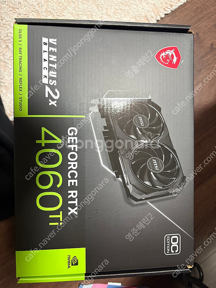 MSI RTX 4060Ti 벤투스 2X 새상품--0