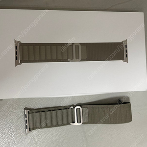 애플 정품 49mm 올리브 알파인루프 풀박스 애플워치 정품밴드