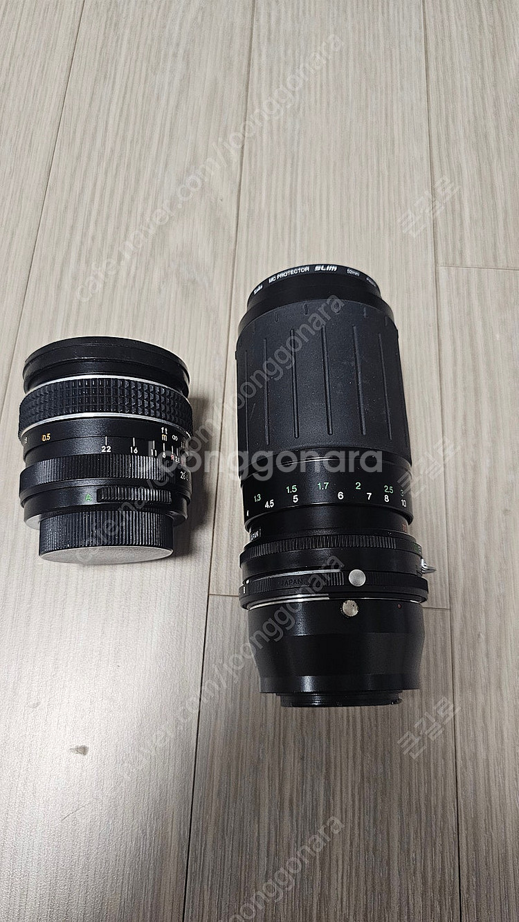 PK-11A N/AI-S 미놀타렌즈 2개--0