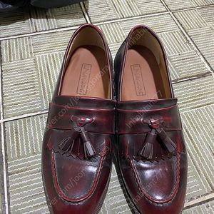 수제화 태슬로퍼 버건디 팝니다.