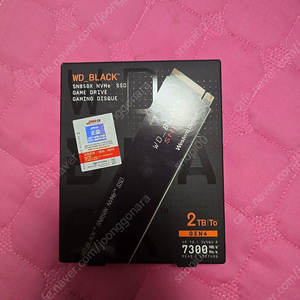 WD BLACK NVMe SSD 2TB 국내 정발