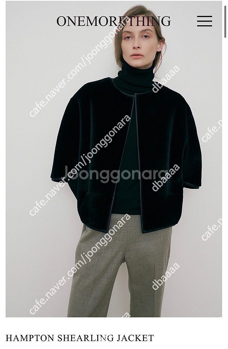 원모어띵 HAMPTON SHEARLING JACKET ...--0