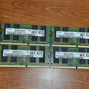 삼성 노트북용 램 ddr4 2666v 16g * 2장
